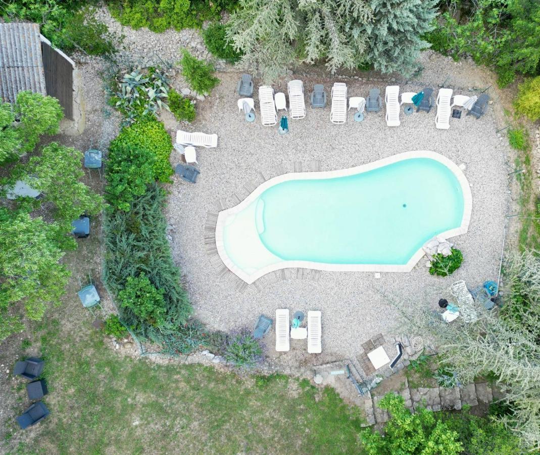 Chambres d'hôtes les Clapas Chauzon Exterior foto